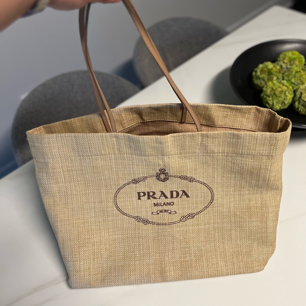 Prada beach tote